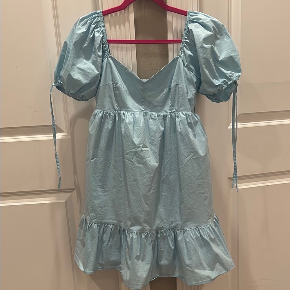 Blue dress